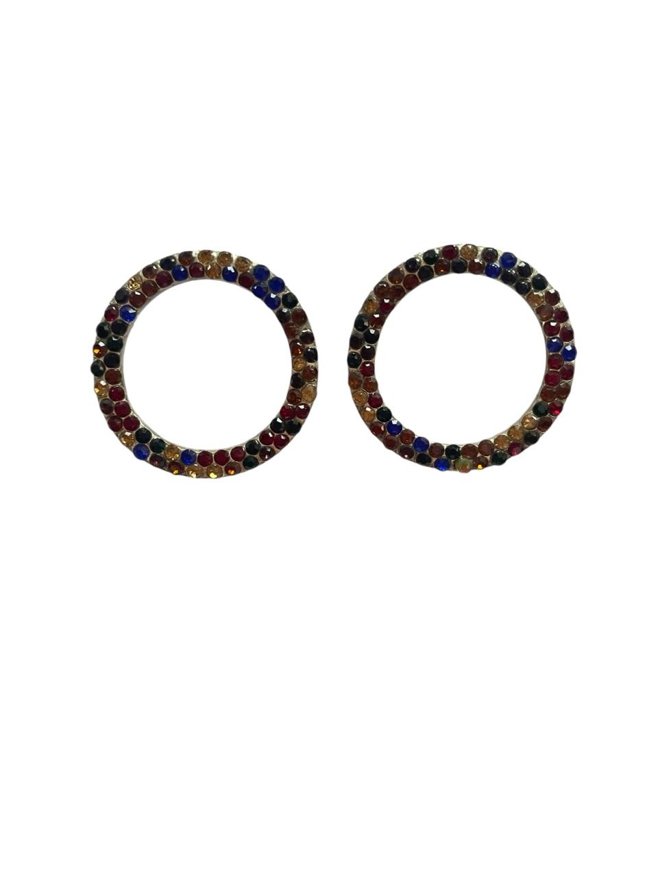 Aretes Redondos Colores