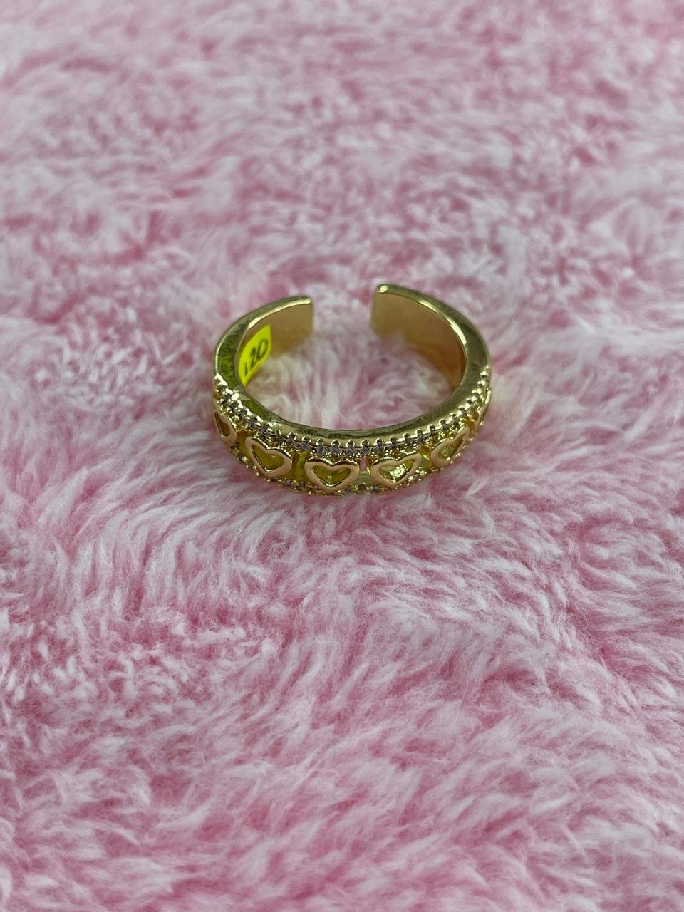 Anillo Pequeños Corazones