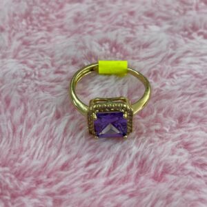 Anillo Diamante Morado