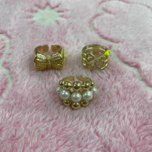 Set De Anillos Elegantes