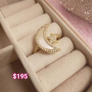 Anillo Luna y Estrella