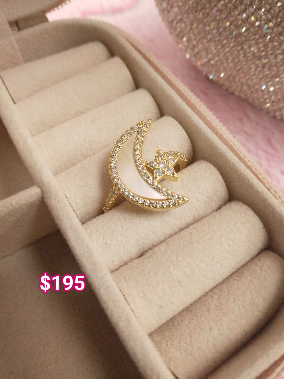 Anillo Luna y Estrella