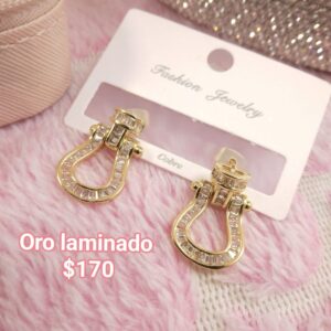 Aretes Hebilla Dorados